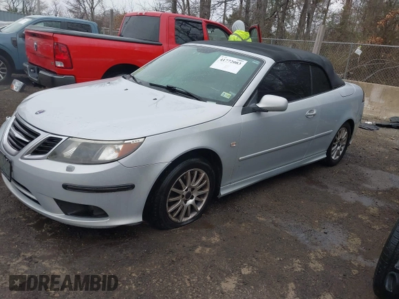 2008 Saab 9-3 with VIN YS3FB79Y586008943, listed as a IAAI auction lot 41772083 with 117,697 mi miles. Bid and sale history available at carsss.com. Image 17.