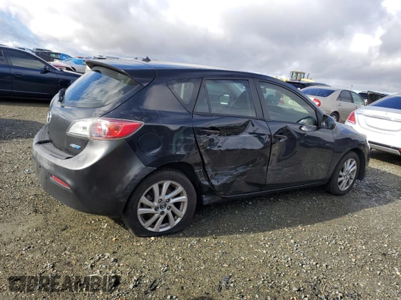 2013 Mazda 3 i Touring with VIN JM1BL1L85D1707327, listed as a Copart auction lot 84554514 with 134,704 mi miles and Salvage title. Bid and sale history available at DreamBid. Image 3.