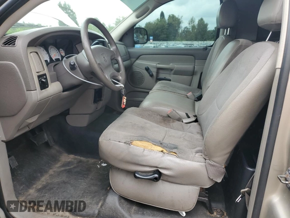 2002 Dodge 1500 with VIN 1D7HA16K52J232739, listed as a Copart auction lot 73134014 with 143,950 mi miles and Salvage Title. Bid and sale history available at DreamBid. Image 7.
