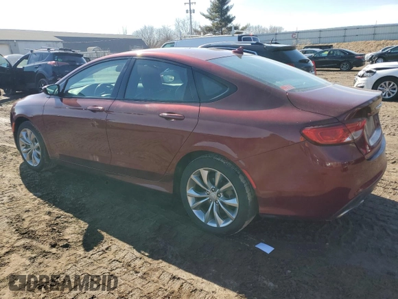 2015 Chrysler 200 S z VIN 1C3CCCBB6FN566037, wystawiony jako Copart lot #48161095 z przebiegiem 112 406 mil mil oraz Czysty tytuł • Clean title. Historia ofert i sprzedaży dostępna na DreamBid. Obrazek 2.
