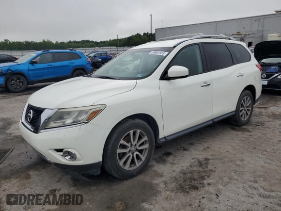 2015 Nissan Pathfinder S z VIN 5N1AR2MM4FC677817, wystawiony jako Copart lot #58961835 z przebiegiem 227 475 mil mil oraz Czysty tytuł • Clean title. Historia ofert i sprzedaży dostępna na DreamBid. Obrazek 1.