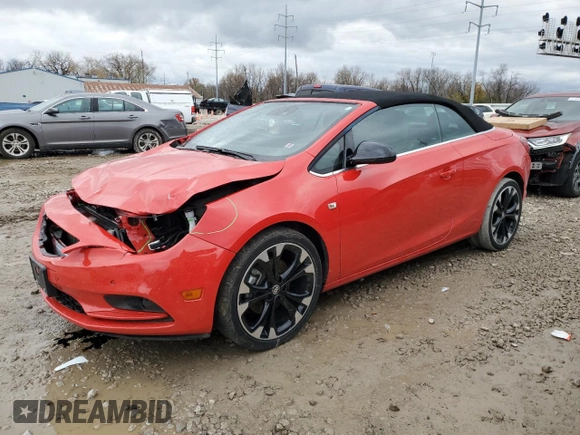 2018 Buick Cascada Sport Touring with VIN W04WJ3N54JG056149, listed as a Copart auction lot 81564964 with 46,105 mi miles and Salvage Title. Bid and sale history available at DreamBid. Image 1.