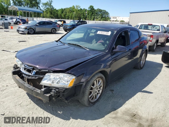 2008 Dodge Avenger SXT z VIN 1B3LC56R98N179808, wystawiony jako Copart lot #57655195 z przebiegiem 175 367 mil mil oraz Szkoda całkowita • Salvage title. Historia ofert i sprzedaży dostępna na DreamBid. Obrazek 1.
