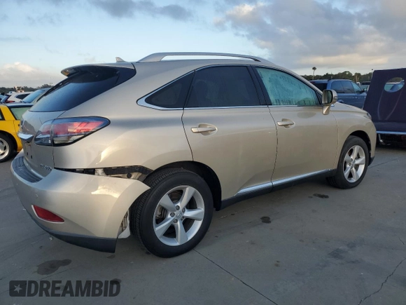 2013 Lexus RX 350 with VIN 2T2BK1BA2DC179132, listed as a Copart auction lot 74799334 with 0 mi miles and Salvage Title. Bid and sale history available at carsss.com. Image 3.