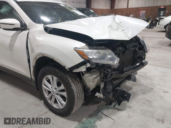 2016 Nissan Rogue SV with VIN KNMAT2MV6GP654743, listed as a IAAI auction lot 41836418 with 171,889 mi miles and . Bid and sale history available at DreamBid. Image 6.