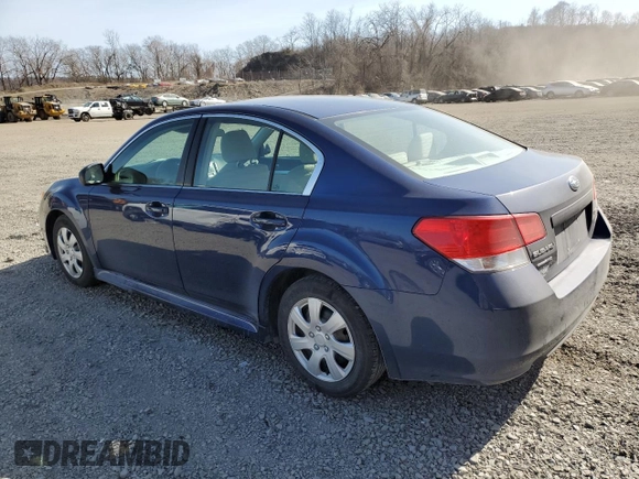 2010 Subaru Legacy with VIN 4S3BMBA66A3232601, listed as a Copart auction lot 49047725 with 111,293 mi miles and Salvage title. Bid and sale history available at DreamBid. Image 2.