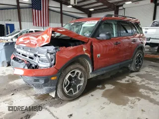 2024 Ford Bronco Sport Big Bend with VIN 3FMCR9B69RRE81643, listed as a Copart auction lot 62975775 with 11,018 mi miles and Salvage title. Bid and sale history available at DreamBid. Image 1.