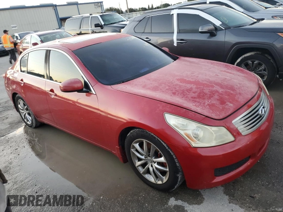 2007 Infiniti G35 Journey with VIN JNKBV61E57M724646, listed as a Copart auction lot 73768754 with Not Provided miles and Non Repairable. Bid and sale history available at DreamBid. Image 4.