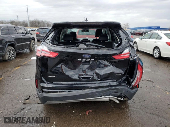 2024 Ford Edge SEL with VIN 2FMPK4J90RBB06307, listed as a Copart auction lot 47934745 with 7,649 mi miles and Salvage Title. Bid and sale history available at carsss.com. Image 6.