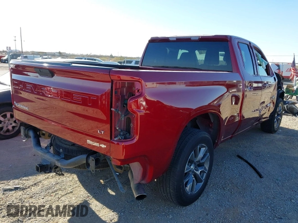 2019 Chevrolet Silverado 1500 LT with VIN 1GCRWCEKXKZ255397, listed as a IAAI auction lot 41131820 with 50,735 mi miles and . Bid and sale history available at DreamBid. Image 4.