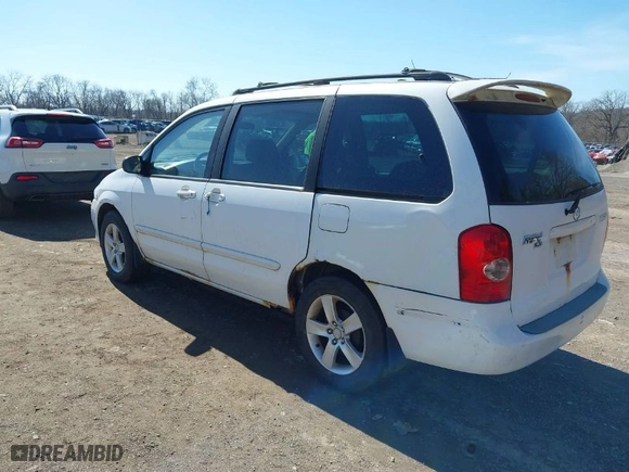 2002 Mazda MPV LX with VIN JM3LW28JX20307982, listed as a IAAI auction lot 41840236 with 171,753 mi miles. Bid and sale history available at carsss.com. Image 3.
