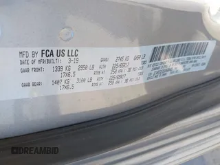 2019 Dodge Grand Caravan GT with VIN 2C4RDGEG5KR660425, listed as a IAAI auction lot 41896185 with 68,682 mi miles and . Bid and sale history available at DreamBid. Image 9.