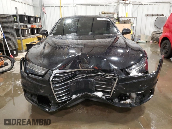 2017 Audi A7 Premium Plus with VIN WAUW2AFCXHN001258, listed as a Copart auction lot 38078894 with 70,642 mi miles. Bid and sale history available at carsss.com. Image 5.
