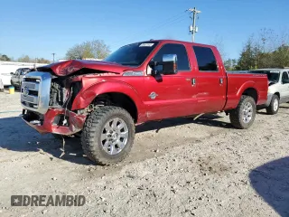 2015 Ford Super Duty F-250 SRW Lariat with VIN 1FT7W2BT8FEA81194, listed as a Copart auction lot 50447045 with 167,902 mi miles and Salvage Title. Bid and sale history available at carsss.com. Image 1.