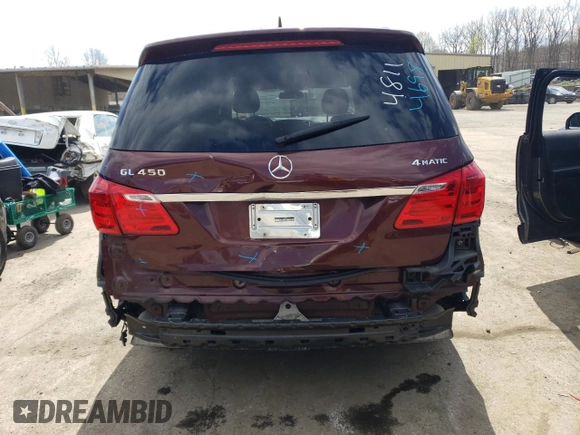 2015 Mercedes-Benz GL with VIN 4JGDF6EE1FA492608, listed as a Copart auction lot 50764834 with 73,668 mi miles. Bid and sale history available at carsss.com. Image 6.