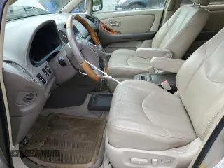 2002 Lexus RX 300 z VIN JTJHF10U820277506, wystawiony jako Copart lot #58133015 z przebiegiem 236 003 mil mil oraz Tytuł czysty. Historia ofert i sprzedaży dostępna na DreamBid. Obrazek 7.