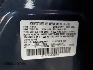 2011 Infiniti M with VIN JN1BY1APXBM321805, listed as a Copart auction lot 72192084 with Not Provided miles and Salvage Title. Bid and sale history available at DreamBid. Image 12.
