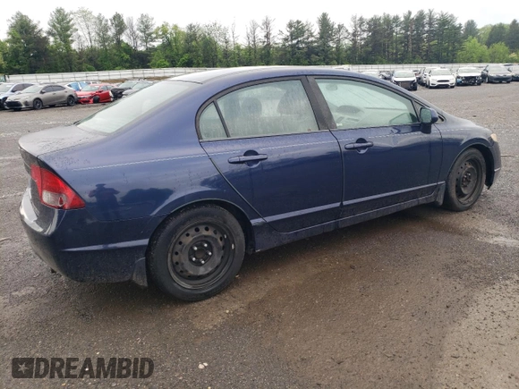 2008 Honda Civic LX with VIN 1HGFA16588L114789, listed as a Copart auction lot 55863815 with 197,062 mi miles and Clean Title. Bid and sale history available at DreamBid. Image 3.