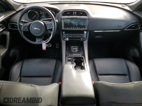 2019 Jaguar F-Pace 25t Premium with VIN SADCJ2FX5KA605238, listed as a Copart auction lot 48924955 with 76,241 mi miles and Salvage title. Bid and sale history available at DreamBid. Image 8.