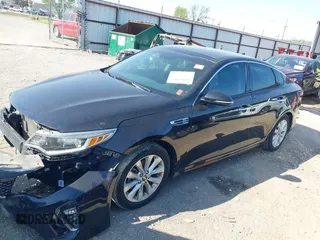 2018 Kia Optima LX with VIN 5XXGT4L36JG220911, listed as a IAAI auction lot 41903062 with 108,080 mi miles. Bid and sale history available at carsss.com. Image 22.