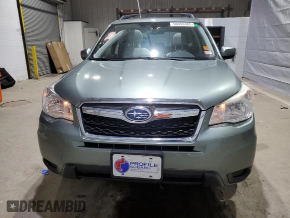 2015 Subaru Forester Premium with VIN JF2SJADC5FH498272, listed as a Copart auction lot 50456385 with 118,758 mi miles and Salvage Title. Bid and sale history available at DreamBid. Image 5.