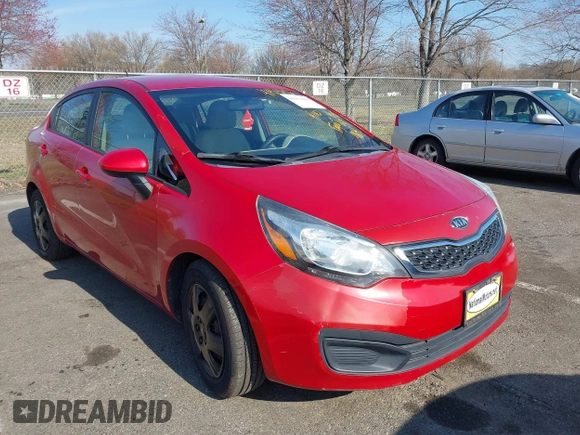 2013 Kia Rio EX with VIN KNADN4A31D6104127, listed as a IAAI auction lot 41914196 with 98,996 mi miles and . Bid and sale history available at DreamBid. Image 6.