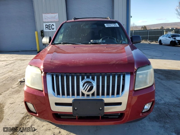 2009 Mercury Mariner with VIN 4M2CU81G09KJ18864, listed as a Copart auction lot 45577125 with 0 mi miles and Salvage Title. Bid and sale history available at carsss.com. Image 5.