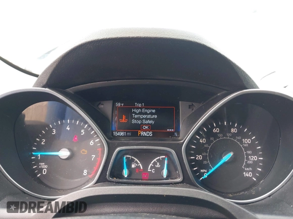 2017 Ford Escape SE with VIN 1FMCU9GD4HUE45193, listed as a IAAI auction lot 42055861 with 154,961 mi miles and . Bid and sale history available at DreamBid. Image 7.
