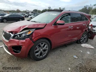2016 Kia Sorento SX with VIN 5XYPK4A53GG051748, listed as a Copart auction lot 42047235 with 71,796 mi miles and Salvage Title. Bid and sale history available at carsss.com. Image 1.