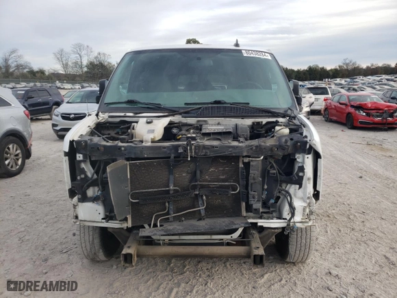 2017 Chevrolet Express Passenger LT with VIN 1GAZGPFF2H1241290, listed as a Copart auction lot 80438284 with 137,221 mi miles and Salvage Title. Bid and sale history available at carsss.com. Image 5.