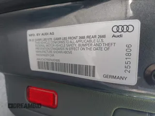 2023 Audi S5 Sportback Premium Plus z VIN WAUC4CF55PA001605, wystawiony jako IAAI lot #41597900 z przebiegiem 24 446 mil mil oraz . Historia ofert i sprzedaży dostępna na DreamBid. Obrazek 9.