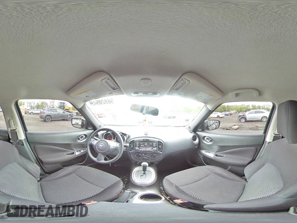 2015 Nissan Juke S with VIN JN8AF5MR7FT507286, listed as a Copart auction lot 56920545 with 98,659 mi miles and Salvage title. Bid and sale history available at DreamBid. Image 14.