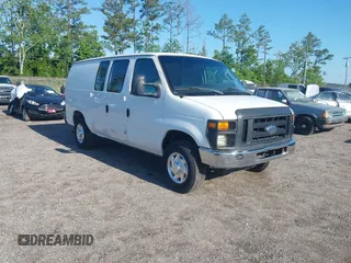 2011 Ford Econoline Cargo Commercial with VIN 1FTNE1EWXBDB18935, listed as a IAAI auction lot 42269977 with 240,545 mi miles and . Bid and sale history available at DreamBid. Image 1.