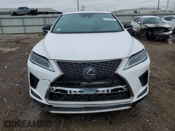 2021 Lexus RX 350 F Sport with VIN 2T2SZMDA4MC274060, listed as a Copart auction lot 51144745 with 49,332 mi miles and Salvage Title. Bid and sale history available at DreamBid. Image 5.