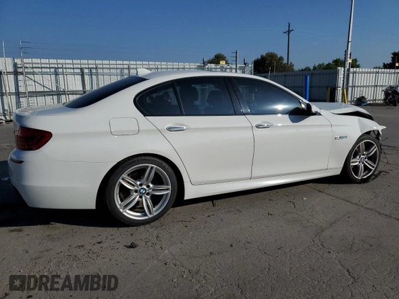 2016 BMW 5 Series 535i xDrive with VIN WBA5B3C55GG260630, listed as a Copart auction lot 58806995 with 72,028 mi miles and Salvage title. Bid and sale history available at DreamBid. Image 3.