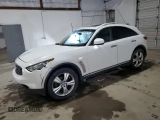 2011 Infiniti FX35 with VIN JN8AS1MW5BM141343, listed as a Copart auction lot 45855775 with 192,880 mi miles and Salvage Title. Bid and sale history available at carsss.com. Image 1.