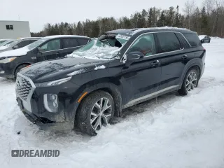 2021 Hyundai Palisade SEL z VIN KM8R3DHE5MU242797, wystawiony jako Copart lot #42002155 z przebiegiem 97 572 mil mil oraz Szkoda całkowita • Salvage title. Historia ofert i sprzedaży dostępna na DreamBid. Obrazek 1.