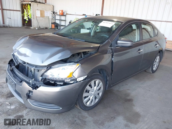 2015 Nissan Sentra SV with VIN 3N1AB7AP8FY343031, listed as a IAAI auction lot 41397415 with 161,620 mi miles. Bid and sale history available at carsss.com. Image 16.