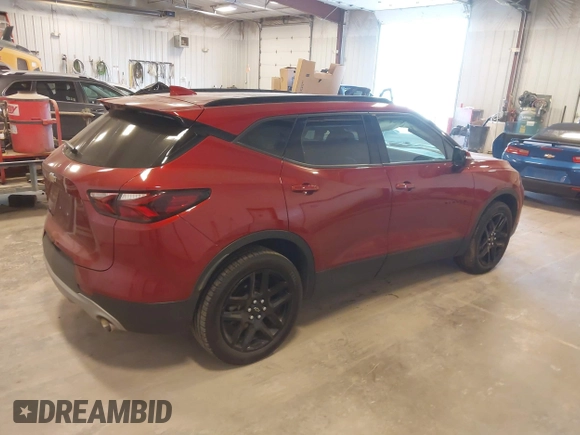 2021 Chevrolet Blazer LT z VIN 3GNKBJRS2MS520283, wystawiony jako IAAI lot #42059583 z przebiegiem 81 284 mil mil oraz . Historia ofert i sprzedaży dostępna na DreamBid. Obrazek 4.