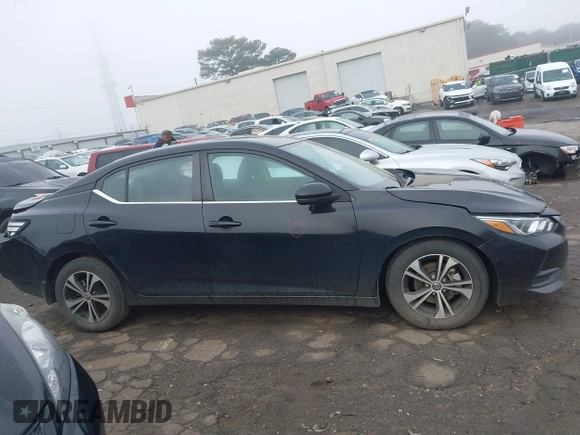 2020 Nissan Sentra SV with VIN 3N1AB8CV0LY216187, listed as a IAAI auction lot 41790924 with 103,794 mi miles. Bid and sale history available at carsss.com. Image 13.