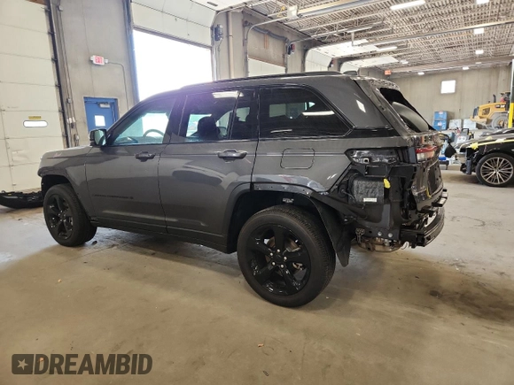 2024 Jeep Grand Cherokee Laredo with VIN 1C4RJHAG5RC210474, listed as a Copart auction lot 66945705 with 6,530 mi miles and Salvage title. Bid and sale history available at DreamBid. Image 2.
