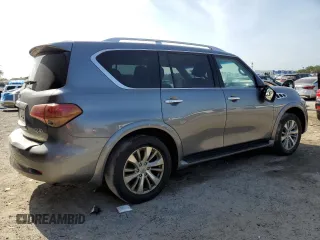 2017 Infiniti QX80 with VIN JN8AZ2NE1H9154321, listed as a Copart auction lot 54589335 with Not provided miles and Clean title. Bid and sale history available at DreamBid. Image 3.