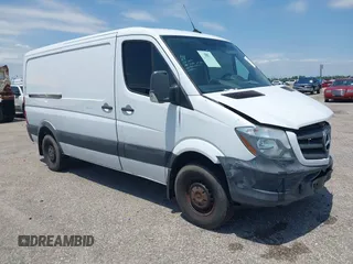 2017 Mercedes-Benz Sprinter Cargo Worker with VIN WD3PE7CD7HP561915, listed as a IAAI auction lot 41915896 with Not Provided miles. Bid and sale history available at carsss.com. Image 1.