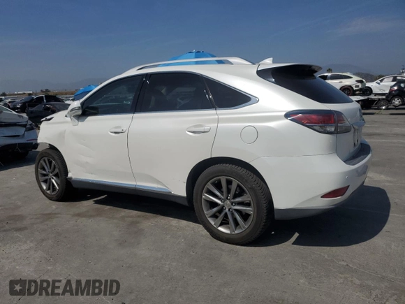2014 Lexus RX 350 with VIN JTJZK1BA7E2010384, listed as a Copart auction lot 54106235 with 169,142 mi miles and Salvage Title. Bid and sale history available at DreamBid. Image 2.