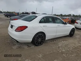 2021 Mercedes-Benz C 300 with VIN W1KWF8DB3MR651133, listed as a Copart auction lot 55439485 with 89,802 mi miles and Clean title. Bid and sale history available at DreamBid. Image 3.