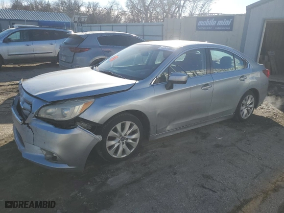 2017 Subaru Legacy Premium with VIN 4S3BNAD63H3050870, listed as a Copart auction lot 42577405 with 114,887 mi miles and Salvage Title. Bid and sale history available at carsss.com. Image 1.