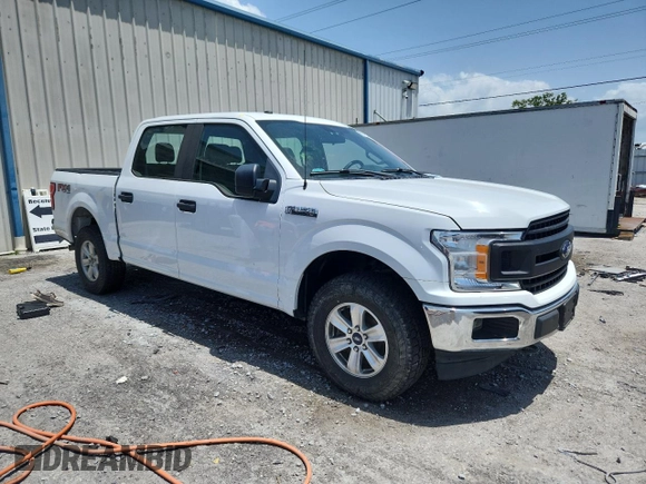 2018 Ford F-150 XL with VIN 1FTEW1E55JFC60004, listed as a Copart auction lot 59730015 with 165,784 mi miles and Non repairable. Bid and sale history available at DreamBid. Image 4.