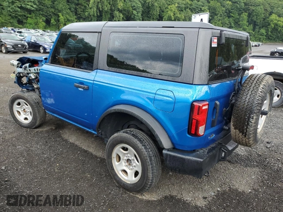 2023 Ford Bronco with VIN 1FMDE5AH5PLB24970, listed as a Copart auction lot 78403864 with 6,449 mi miles and Salvage Title. Bid and sale history available at DreamBid. Image 2.