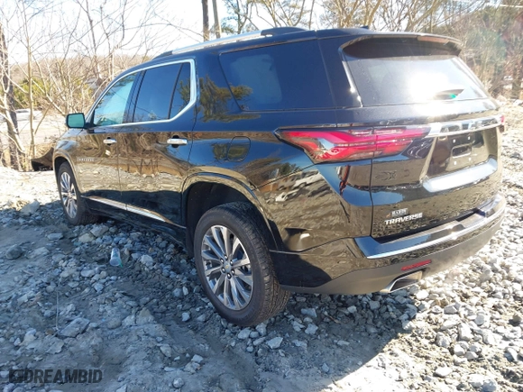 2023 Chevrolet Traverse Premier with VIN 1GNERKKW4PJ327070, listed as a IAAI auction lot 41350490 with 17,228 mi miles. Bid and sale history available at carsss.com. Image 3.