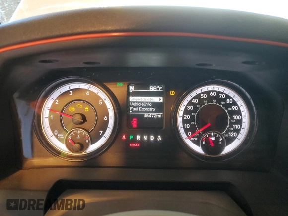 2021 Ram 1500 Classic Tradesman with VIN 1C6RR6FT2MS534474, listed as a Copart auction lot 44785945 with 48,472 mi miles and Salvage Title. Bid and sale history available at carsss.com. Image 9.